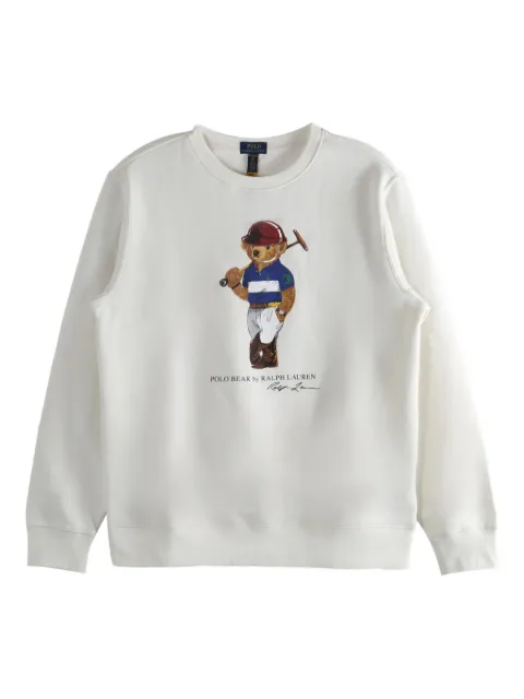 POLO RALPH LAUREN KIDS سويت شيرت برقبة مستديرة وطبعة جرافيك