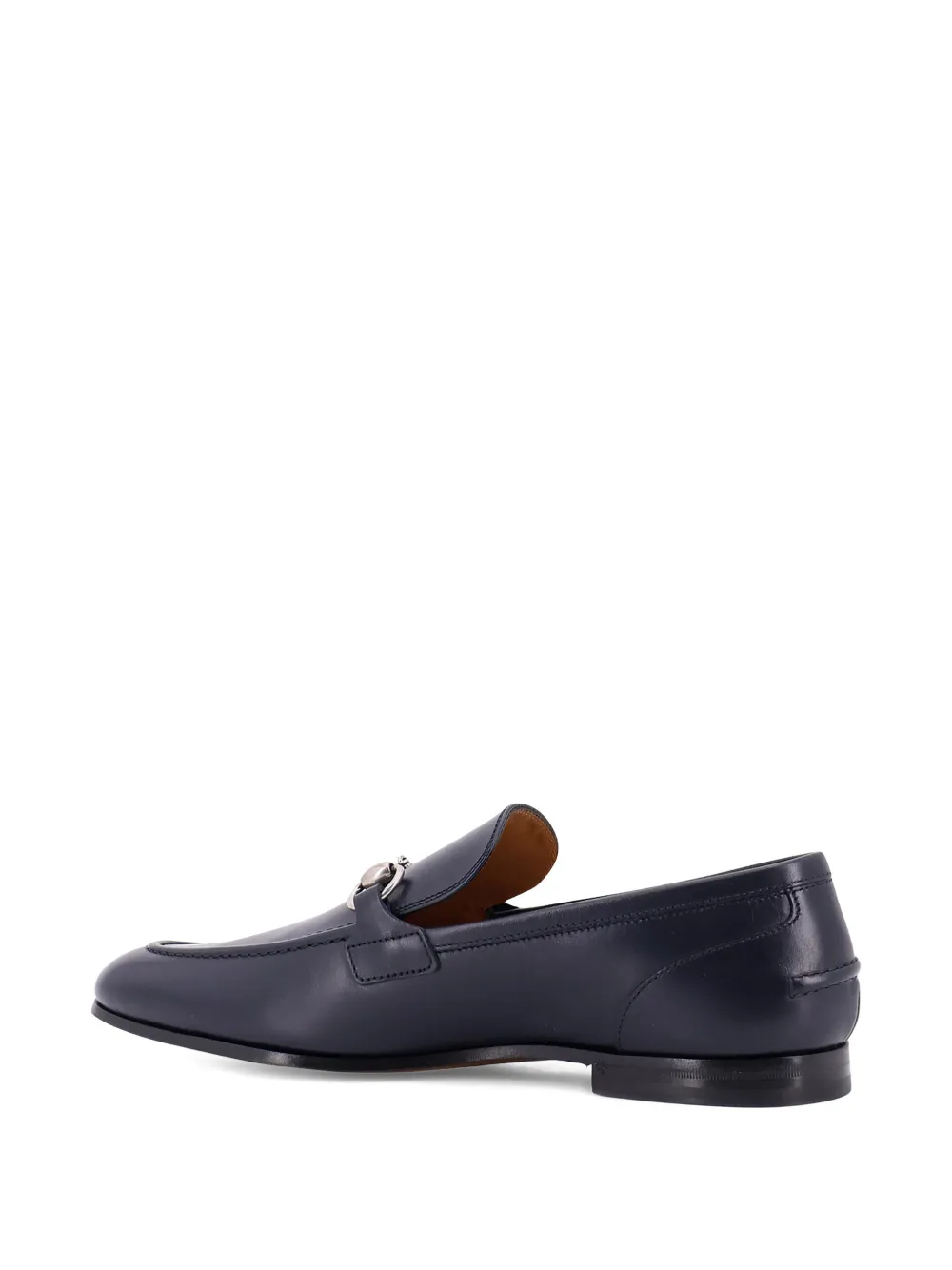 Gucci Horsebit loafers met stiksel Blauw