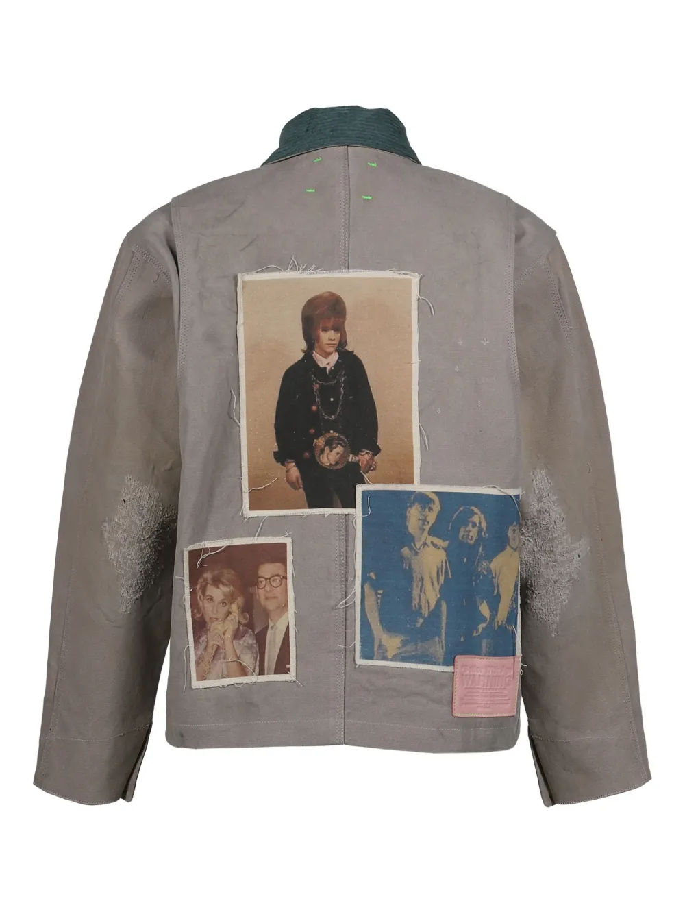 Better with Age  patchwork collared jacket | Shirt Jackets | Image 2