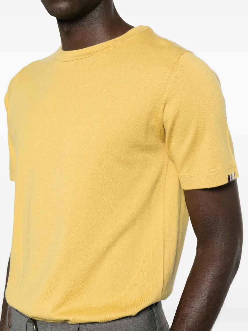 extreme cashmere nº394 James T-shirt met ronde hals Geel