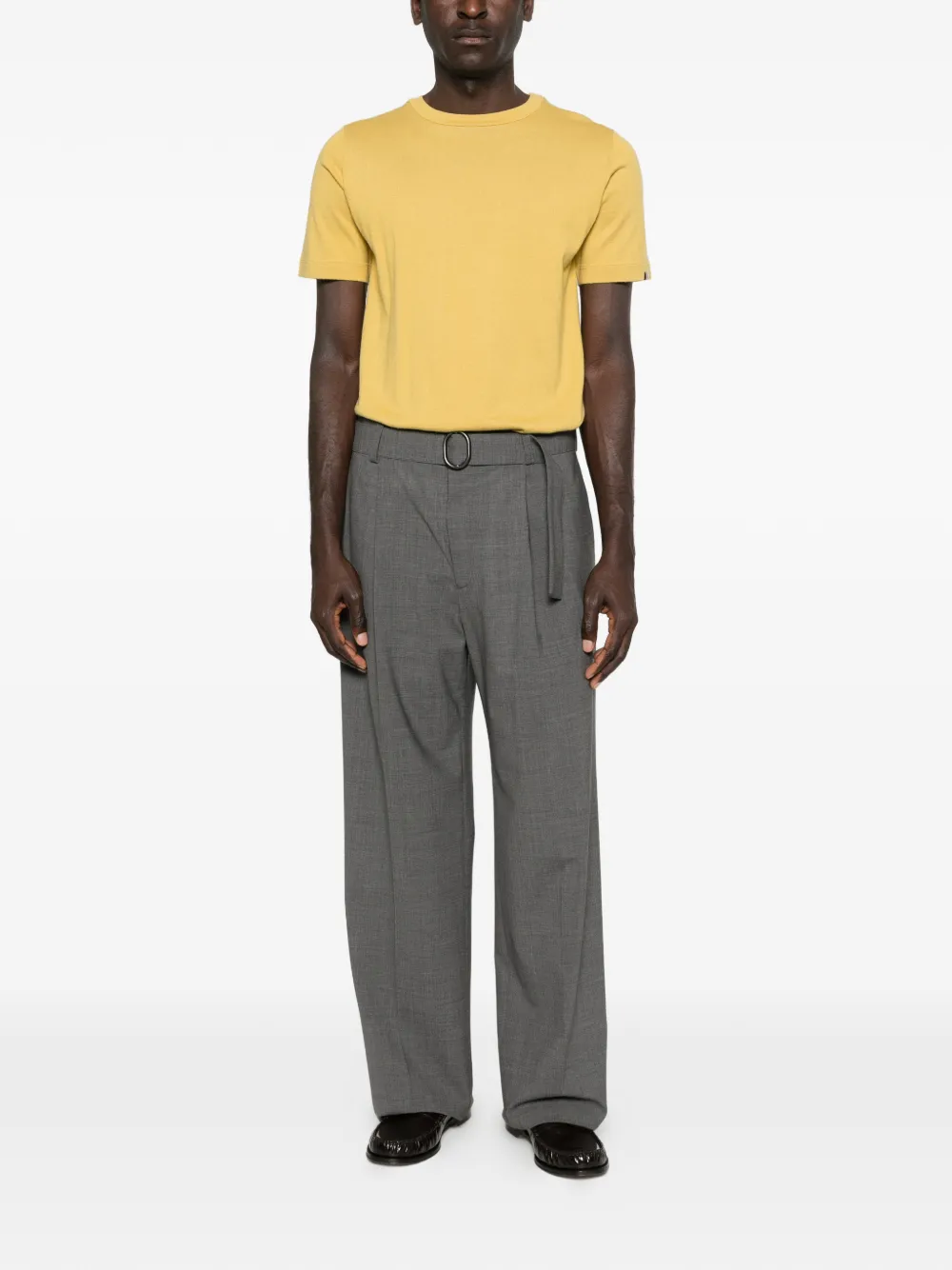 extreme cashmere nº394 James T-shirt met ronde hals Geel