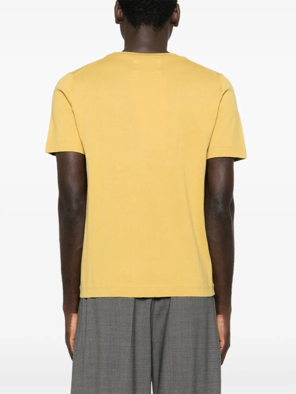 extreme cashmere nº394 James T-shirt met ronde hals Geel