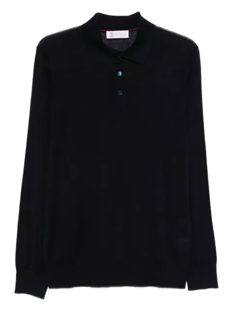 Brunello Cucinelli long-sleeve polo shirt