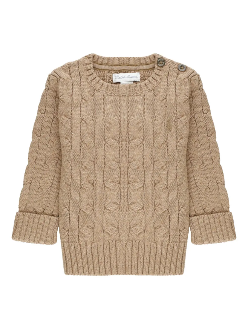 POLO RALPH LAUREN KIDS Maglione con bottoni - Toni neutri