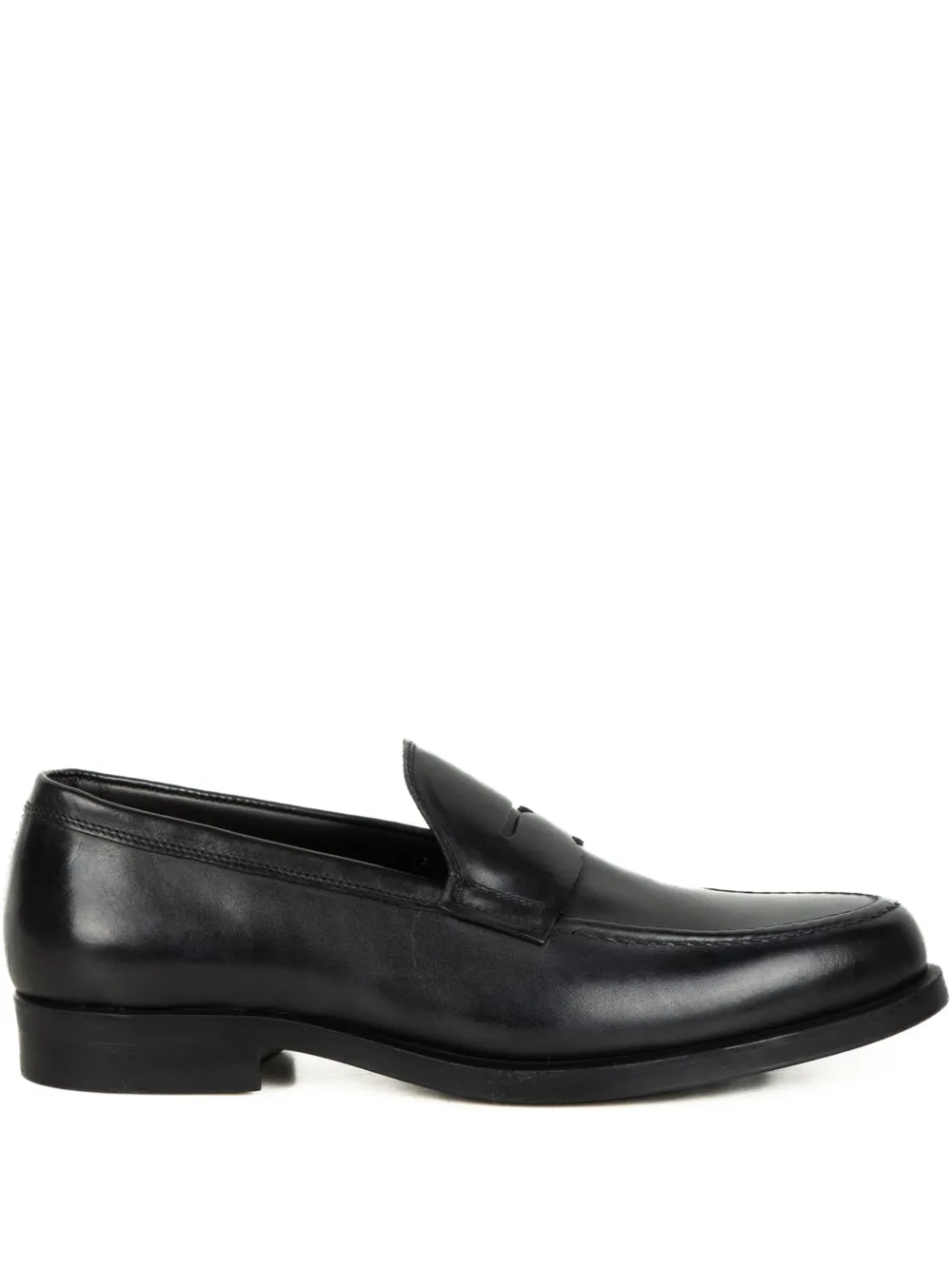 Triver Flight leather loafers Zwart