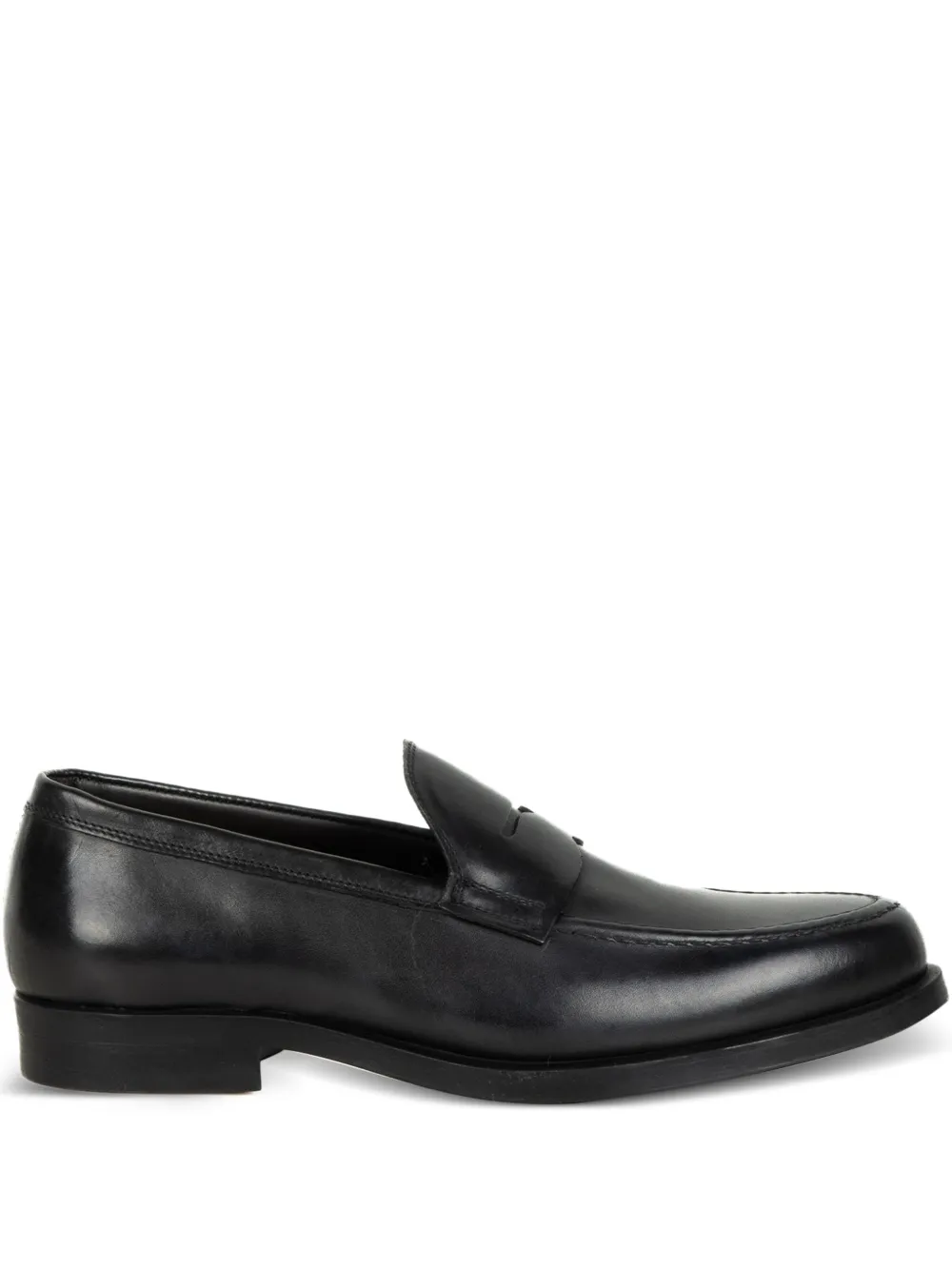 Triver Flight leather loafers - Nero