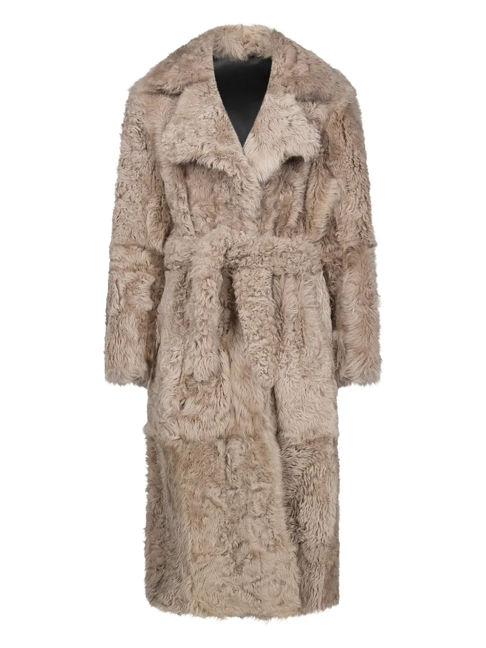 Ludovic de Saint Sernin shearling coat - Toni neutri