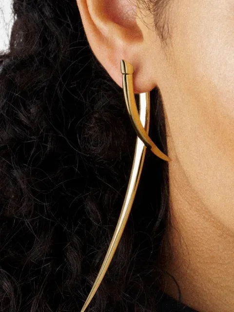 Shaun Leane Sabre Statement crossover earrings