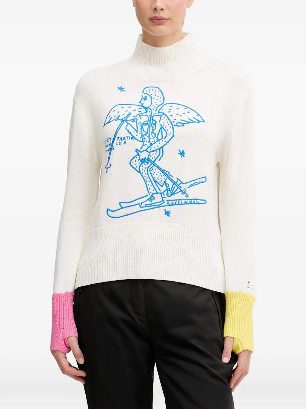 Rossignol JCC Lina roll-neck sweater - White