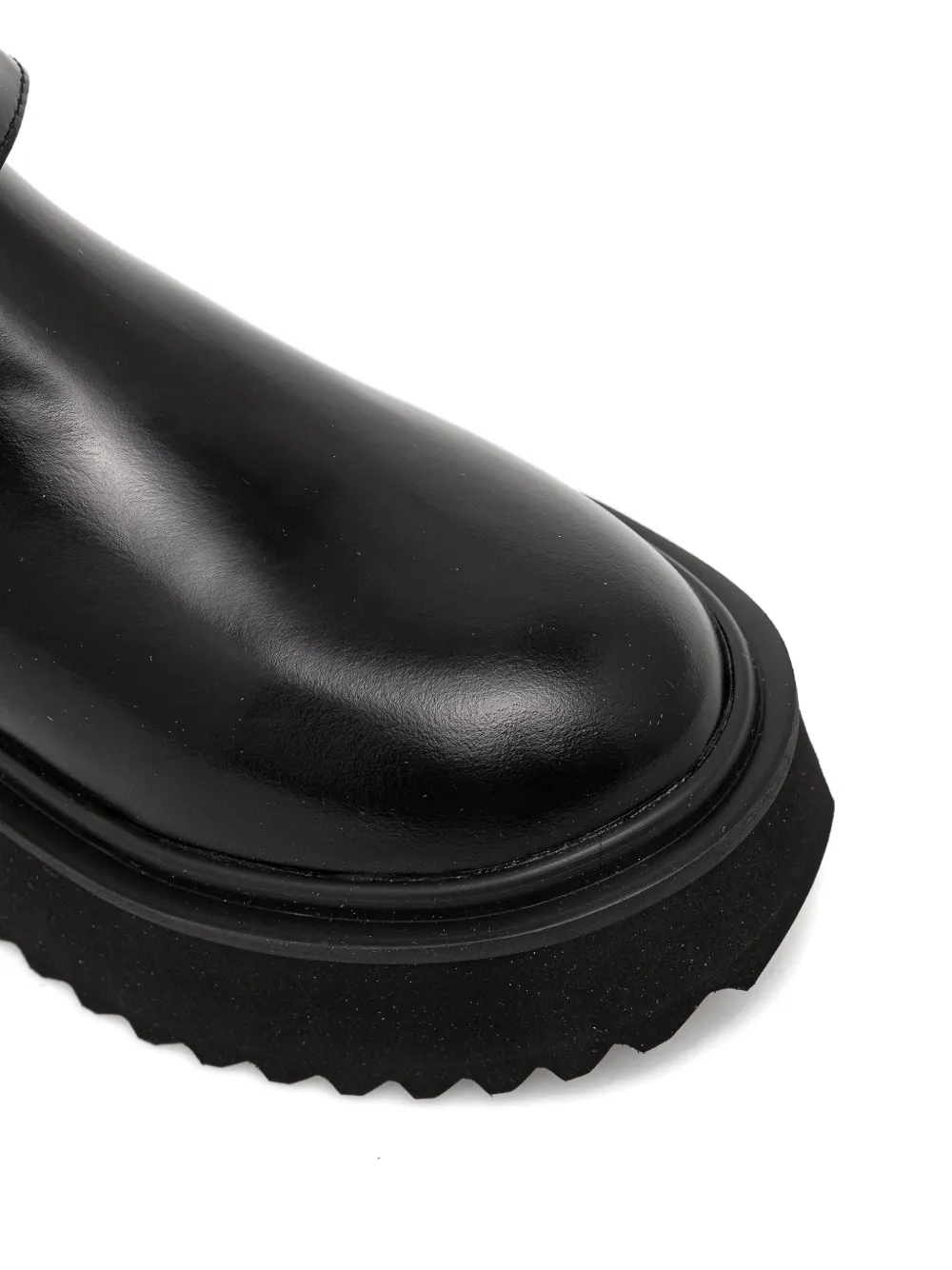 Love Moschino Laarzen met plateauzool en hartdetail Zwart