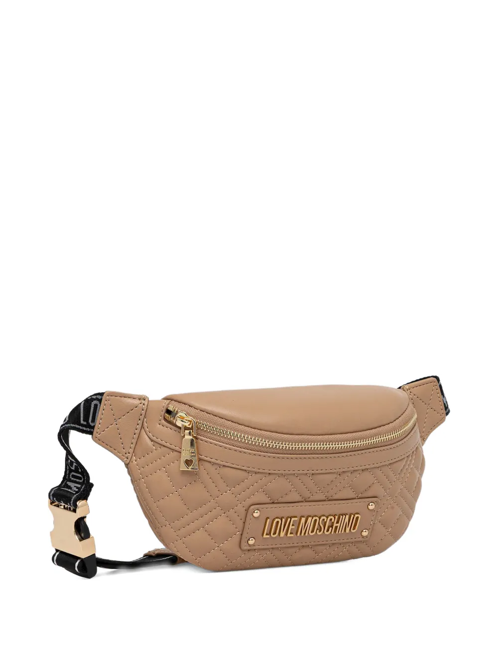 Love Moschino quilted-design belt bag - Bruin