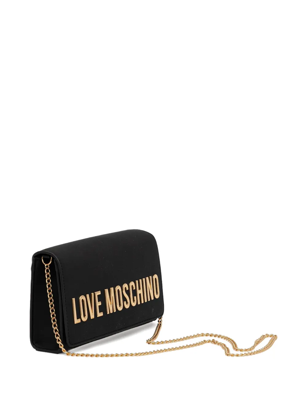 Love Moschino chain-strap shoulder bag - Zwart