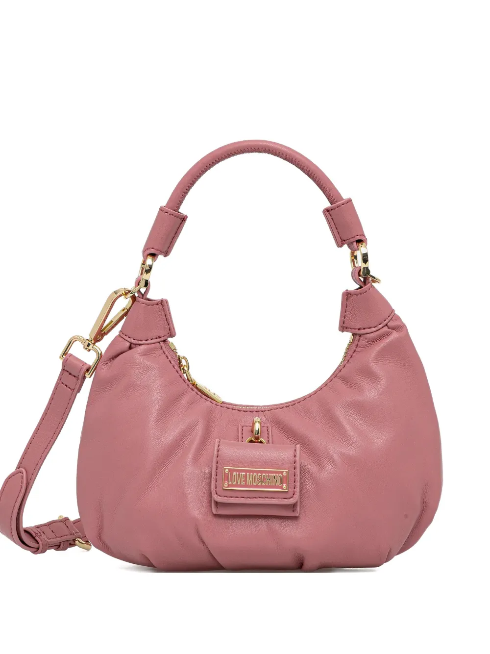 Love Moschino zip-fastening cross-body bag - Rosa
