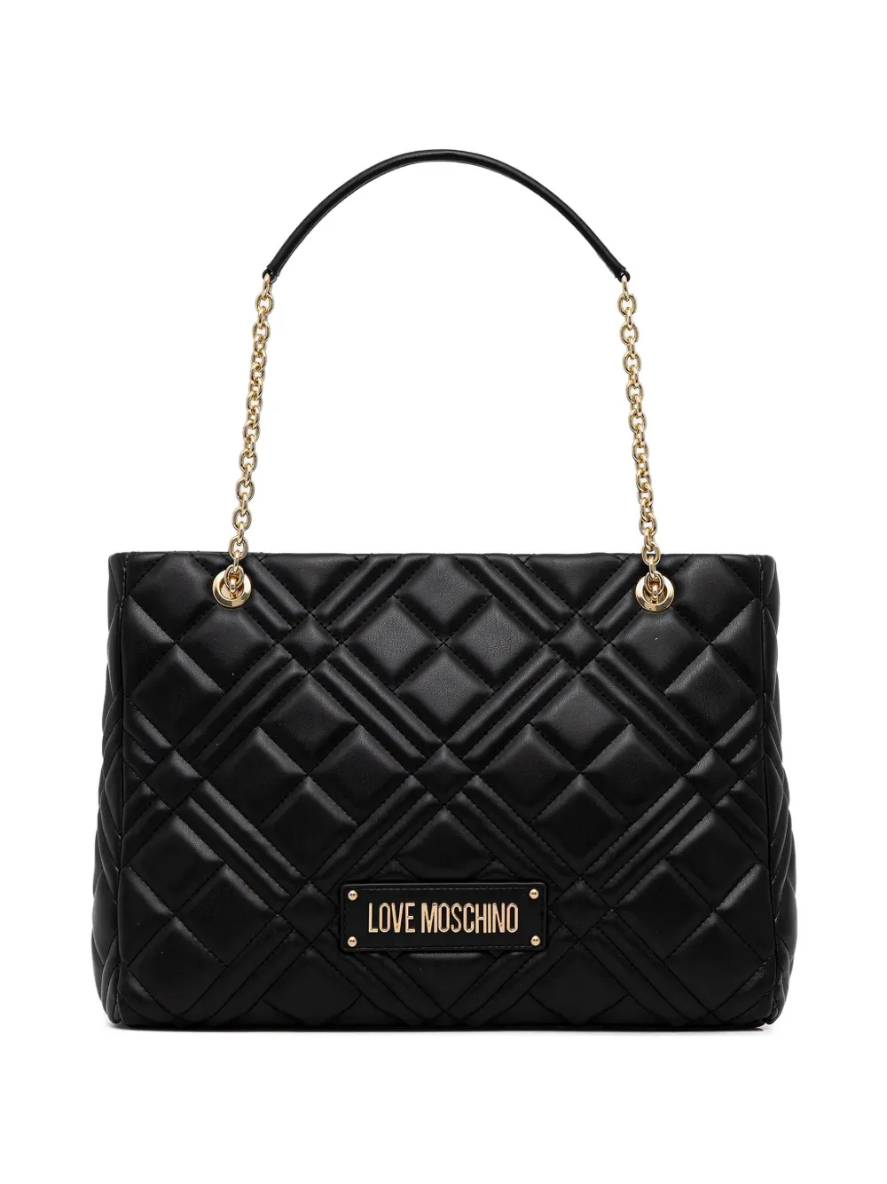 Love Moschino quilted-design chain-strap tote bag - Nero