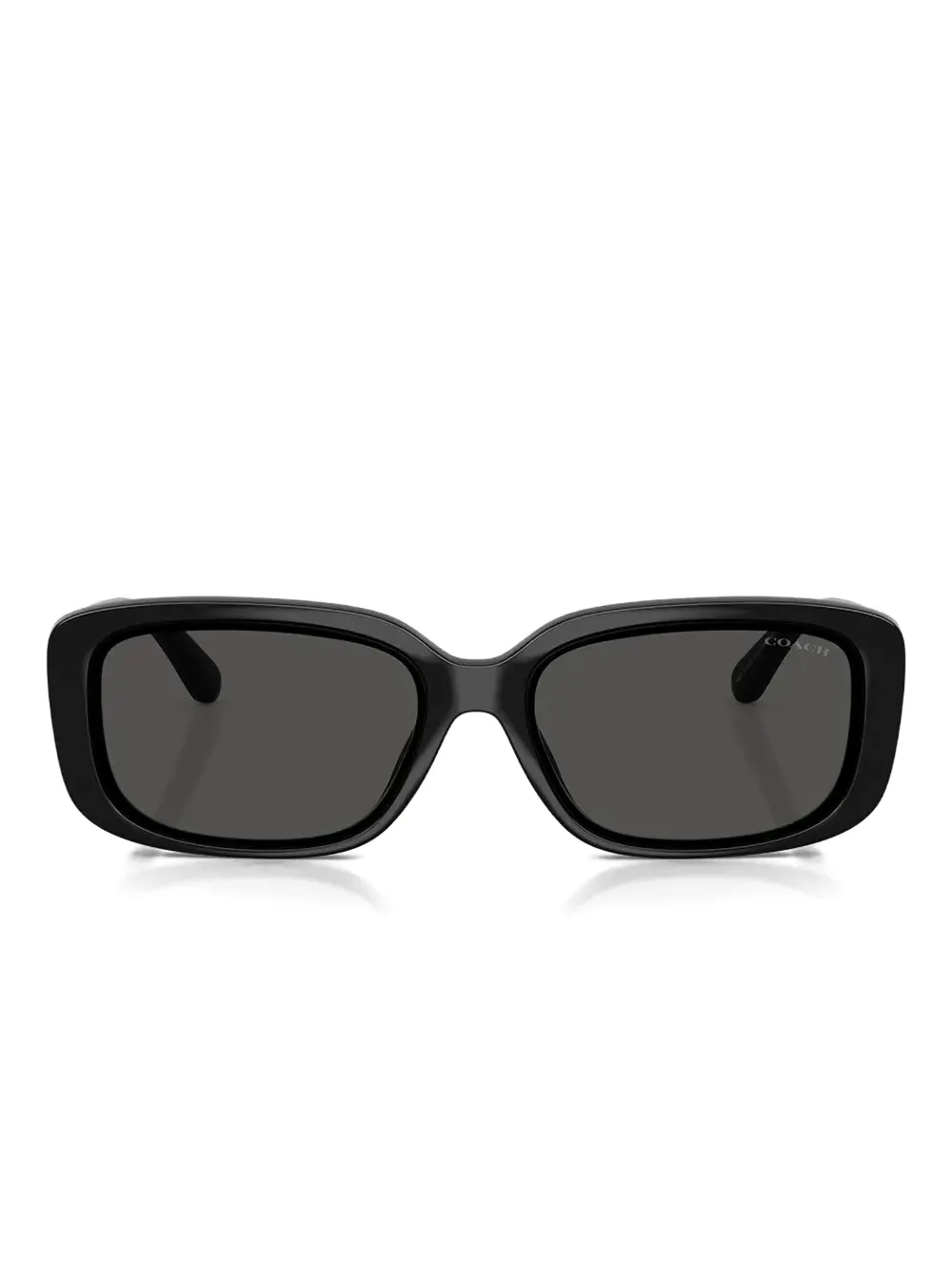 Coach logo rectangle-frame sunglasses - Nero