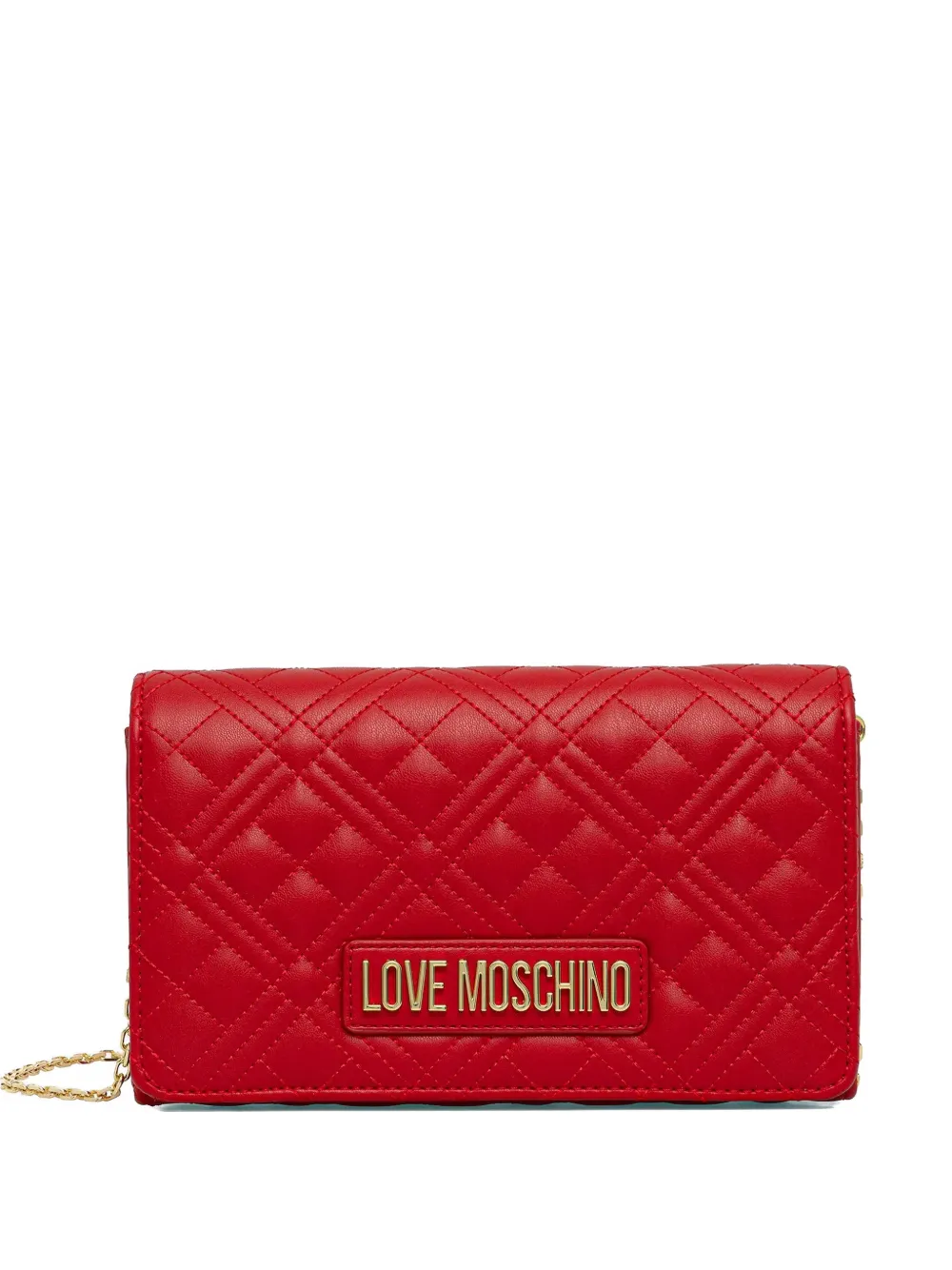 Love Moschino Smart Daily quilted-design cross-body bag - Rosso