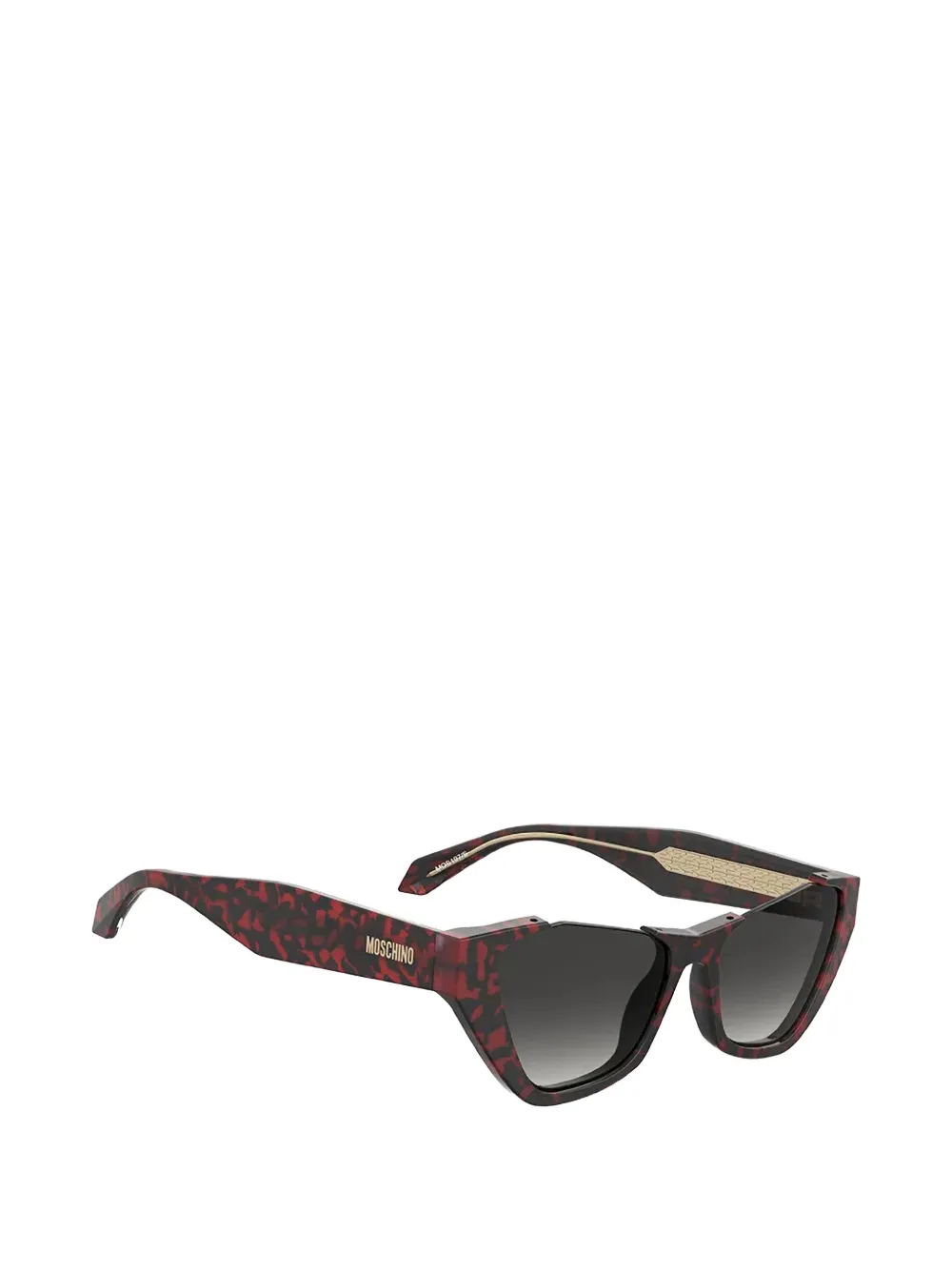 Moschino Eyewear Zonnebril met cat-eye montuur Rood