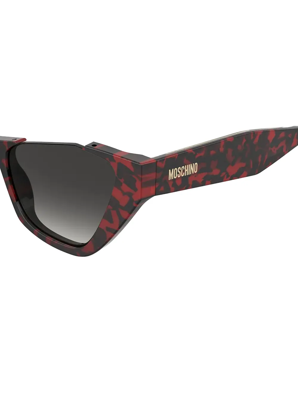 Moschino Eyewear Zonnebril met cat-eye montuur Rood