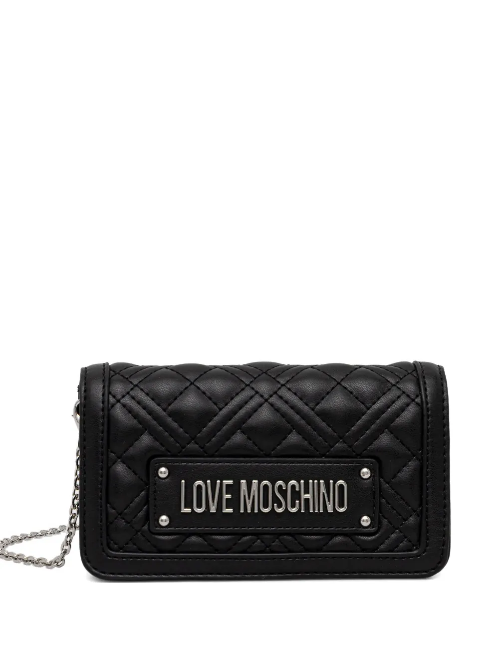 Love Moschino quilted-design cross-body bag - Nero
