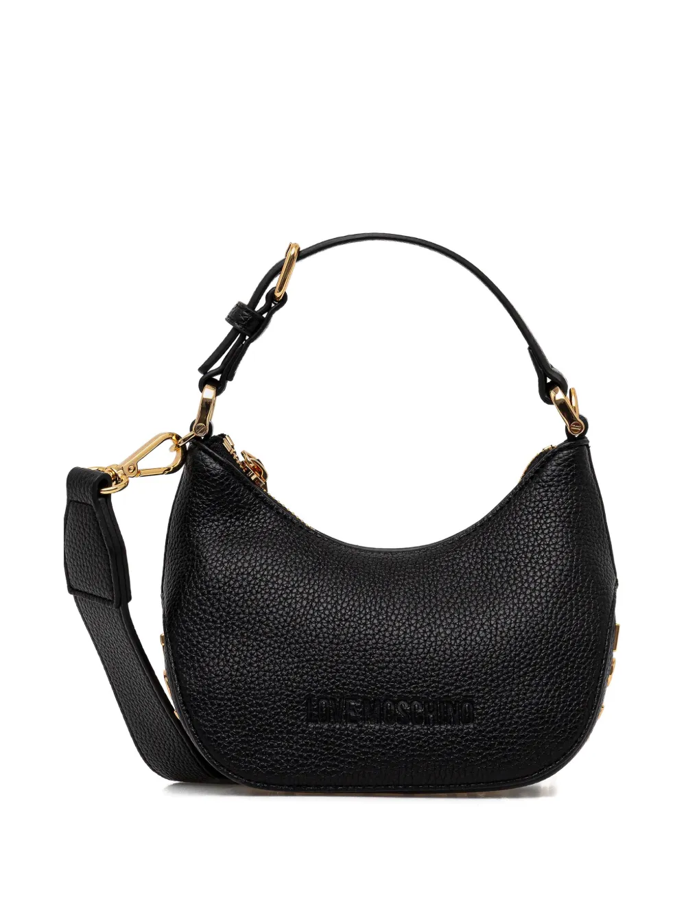 Love Moschino logo-detail cross-body bag - Nero