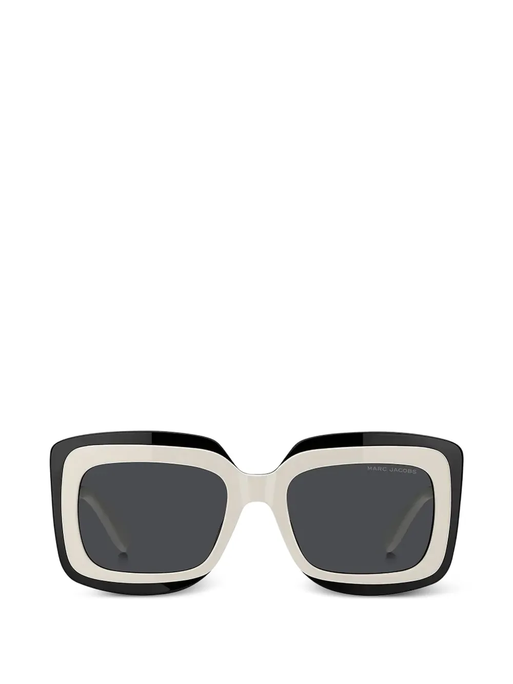 Marc Jacobs Eyewear Occhiali da sole rettangolari con logo - Nero