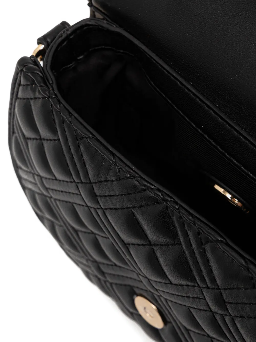 Quilted-Design Cross-Body Bag