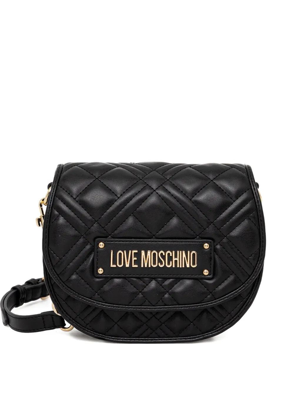 Love Moschino quilted-design cross-body bag - Nero