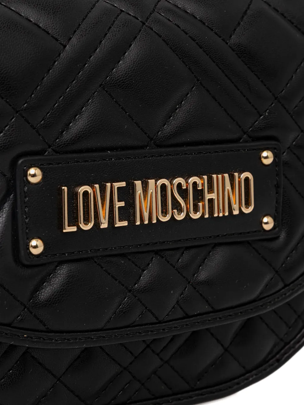 Quilted-Design Cross-Body Bag