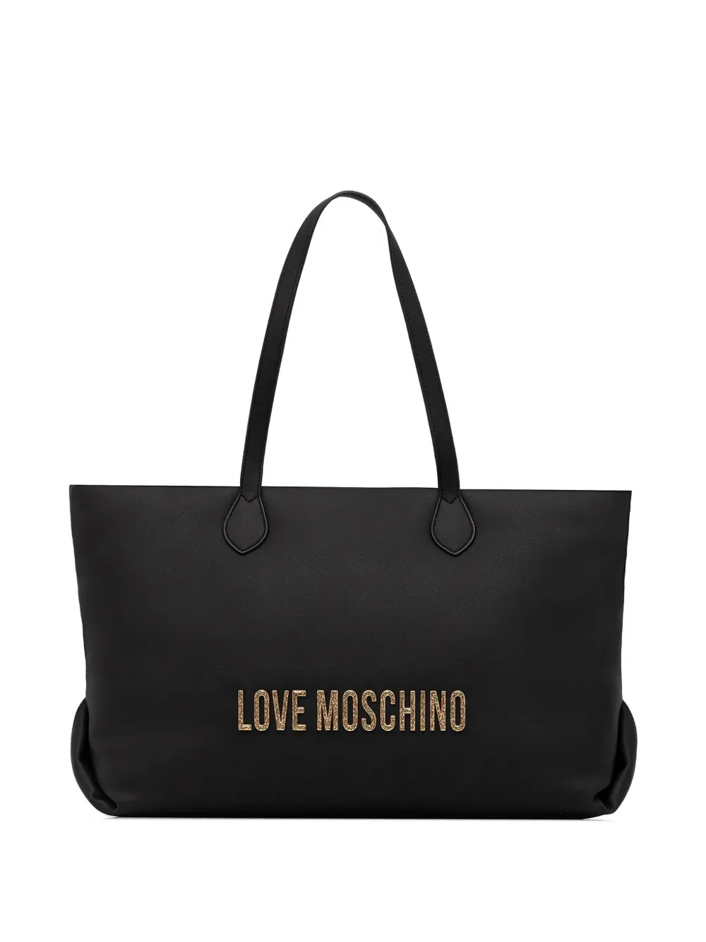 Love Moschino logo-lettering tote bag - Nero