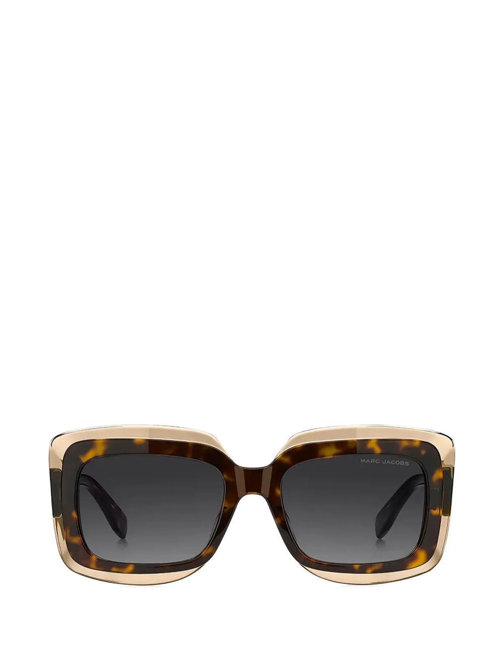 Marc Jacobs Eyewear tortoiseshell rectangle-frame sunglasses - Marrone