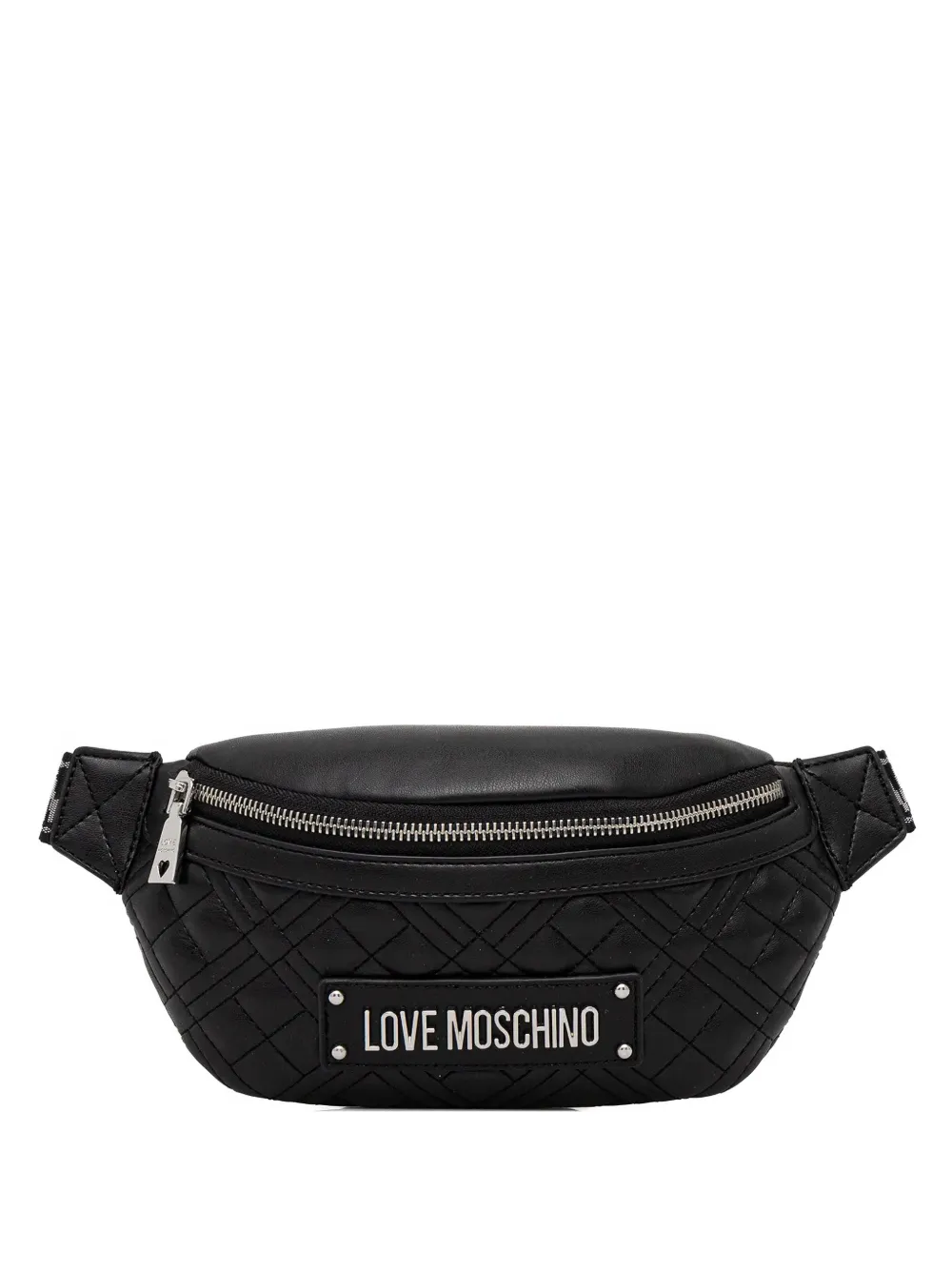 Love Moschino quilted-design zip-fastening belt bag - Nero