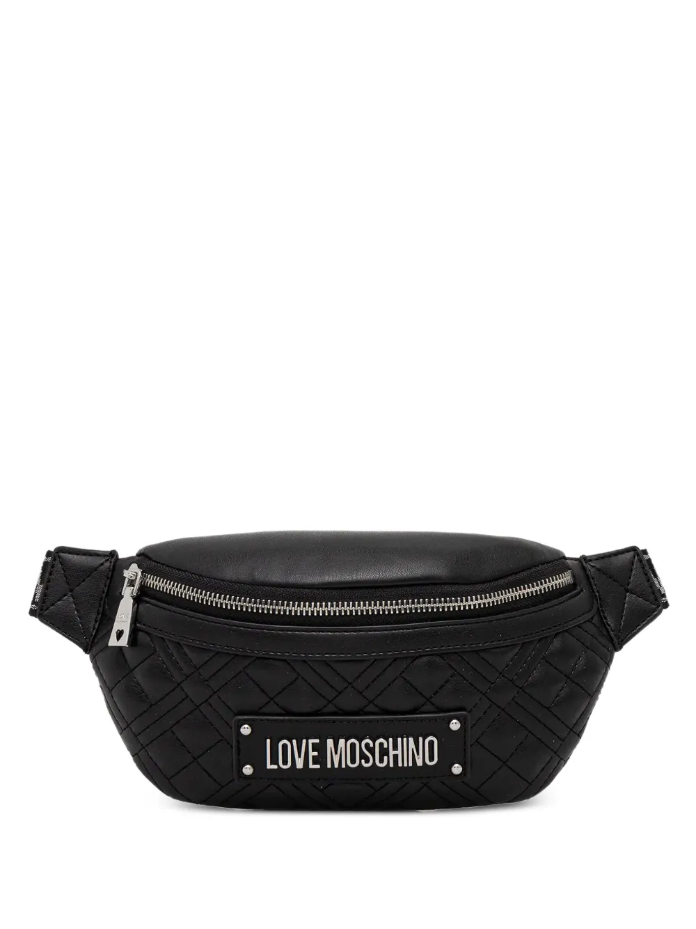 Love Moschino quilted-design zip-fastening belt bag - Nero