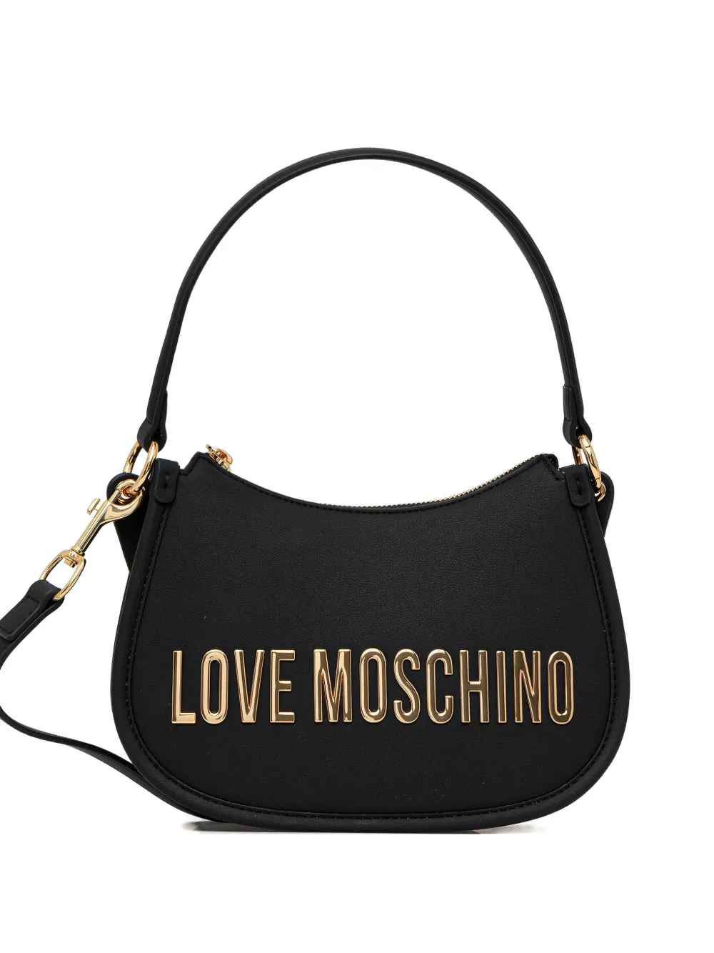 Love Moschino logo-plaque cross-body bag - Nero