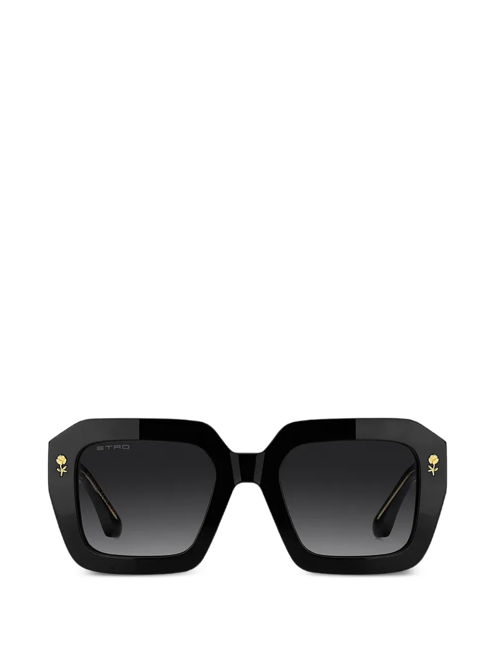 ETRO flower geometric sunglasses - Nero