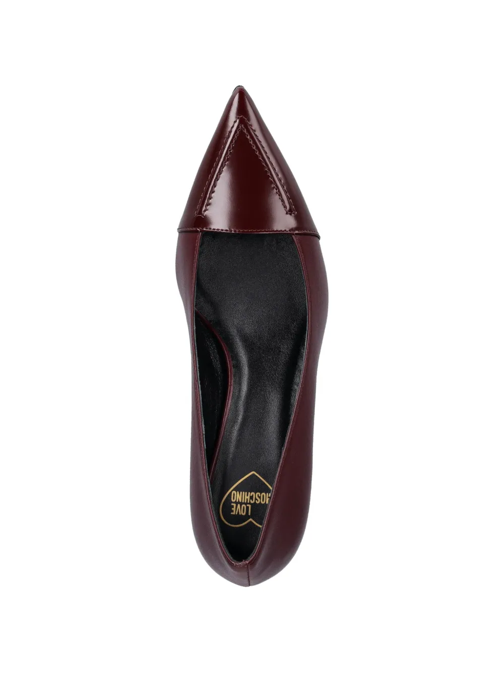 Love Moschino point-toe pumps Rood