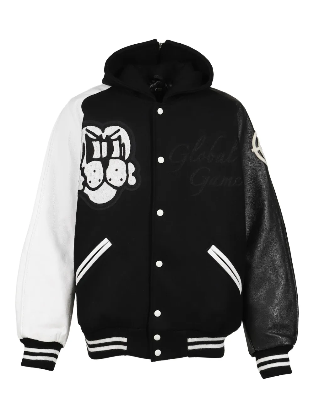 CHITO Gobal Game hooded graphic jacket | Black | Image 1