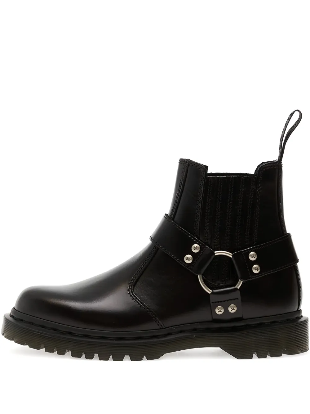 Dr. Martens 2976 Harness Biker Boots In Black