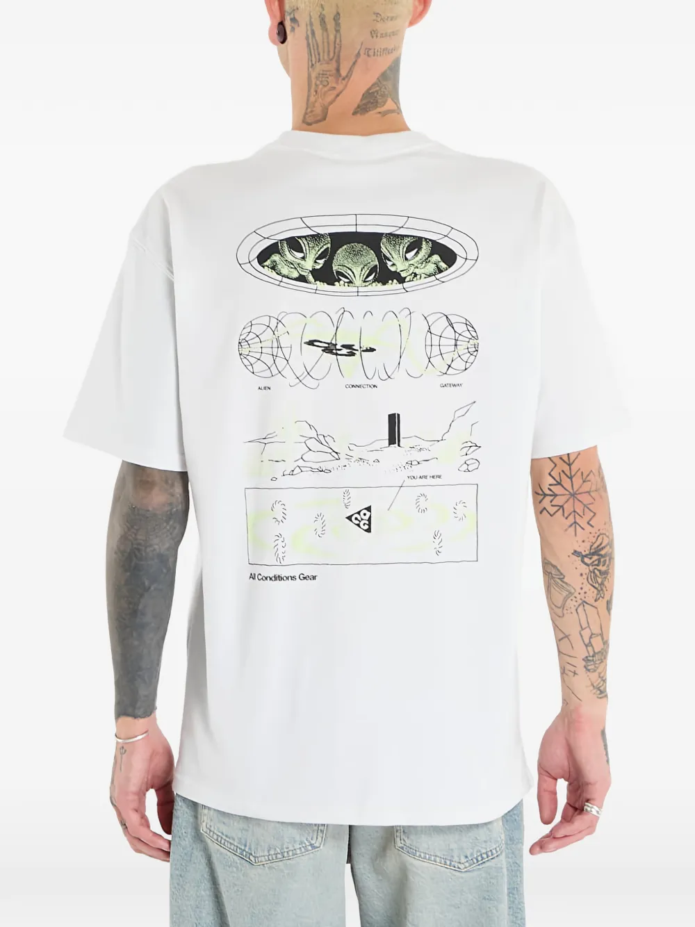 Nike M ACG Mystery Lights T-shirt Wit