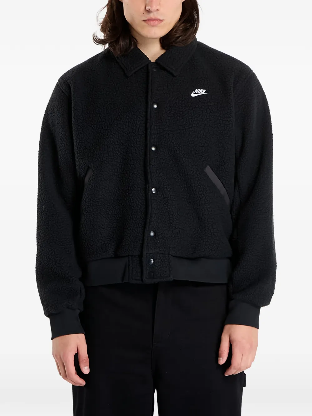 Nike high-pile fleece jacket - Nero