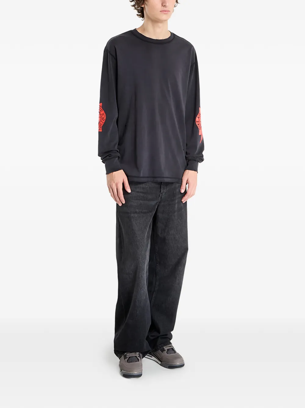 Jordan long-sleeve T-shirt - Zwart