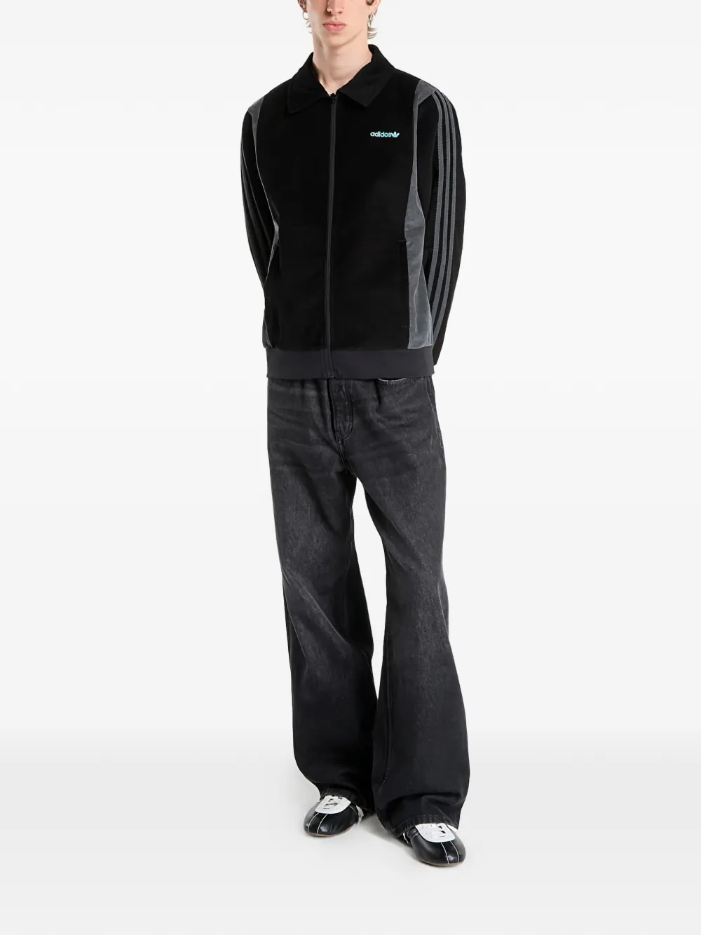 adidas Pro striped track jacket | Sport Jackets & Windbreakers | Image 2