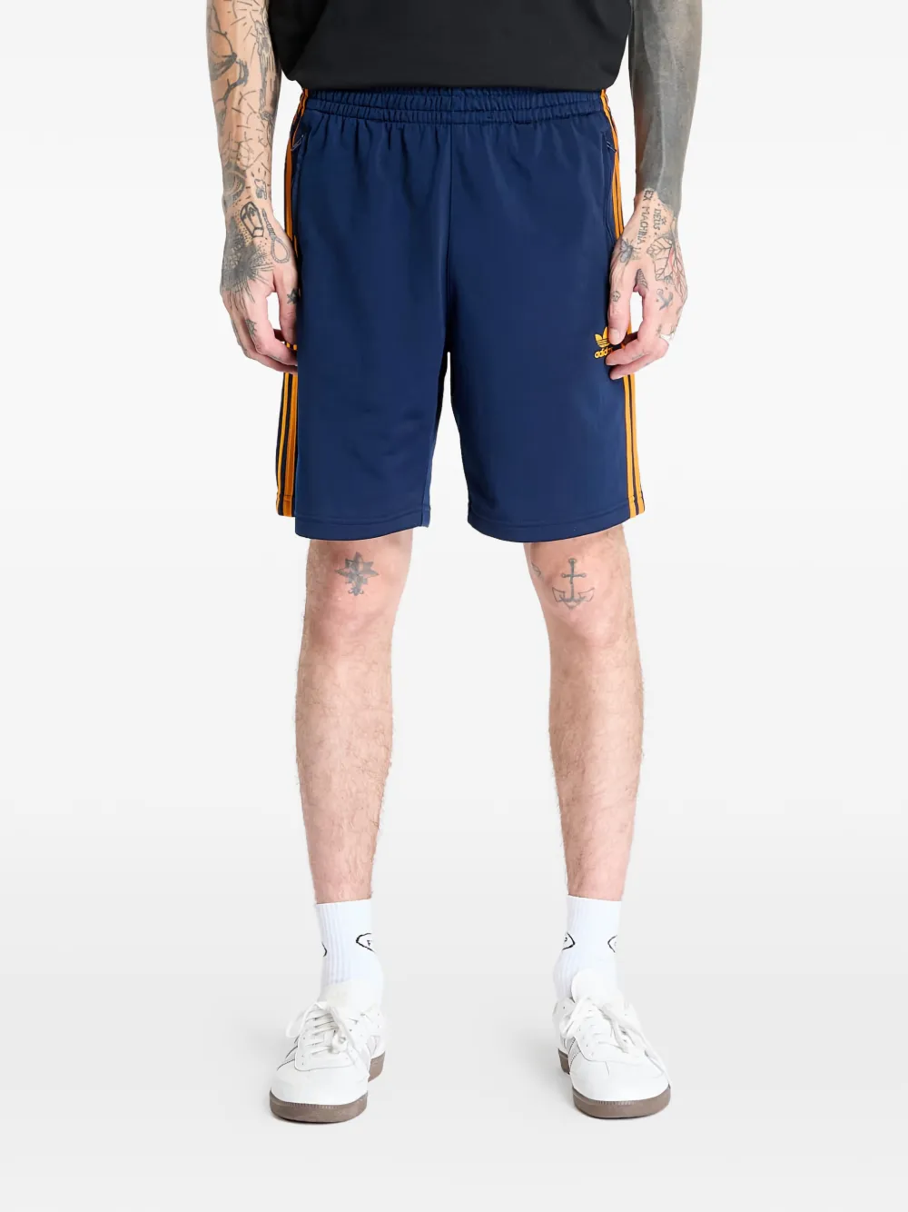 adidas Firebird track shorts | Blue | Image 1