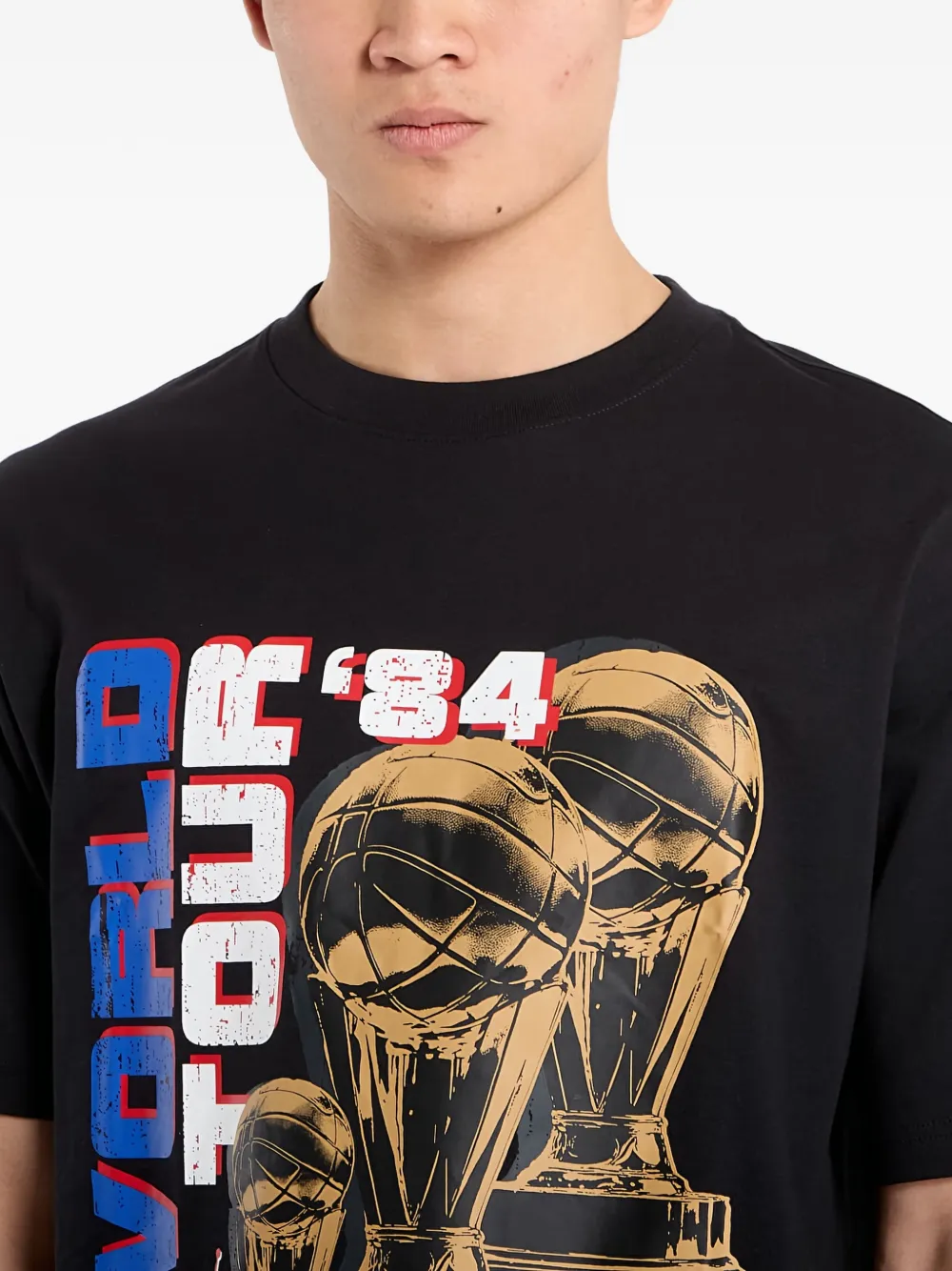 Jordan T-shirt met print Zwart