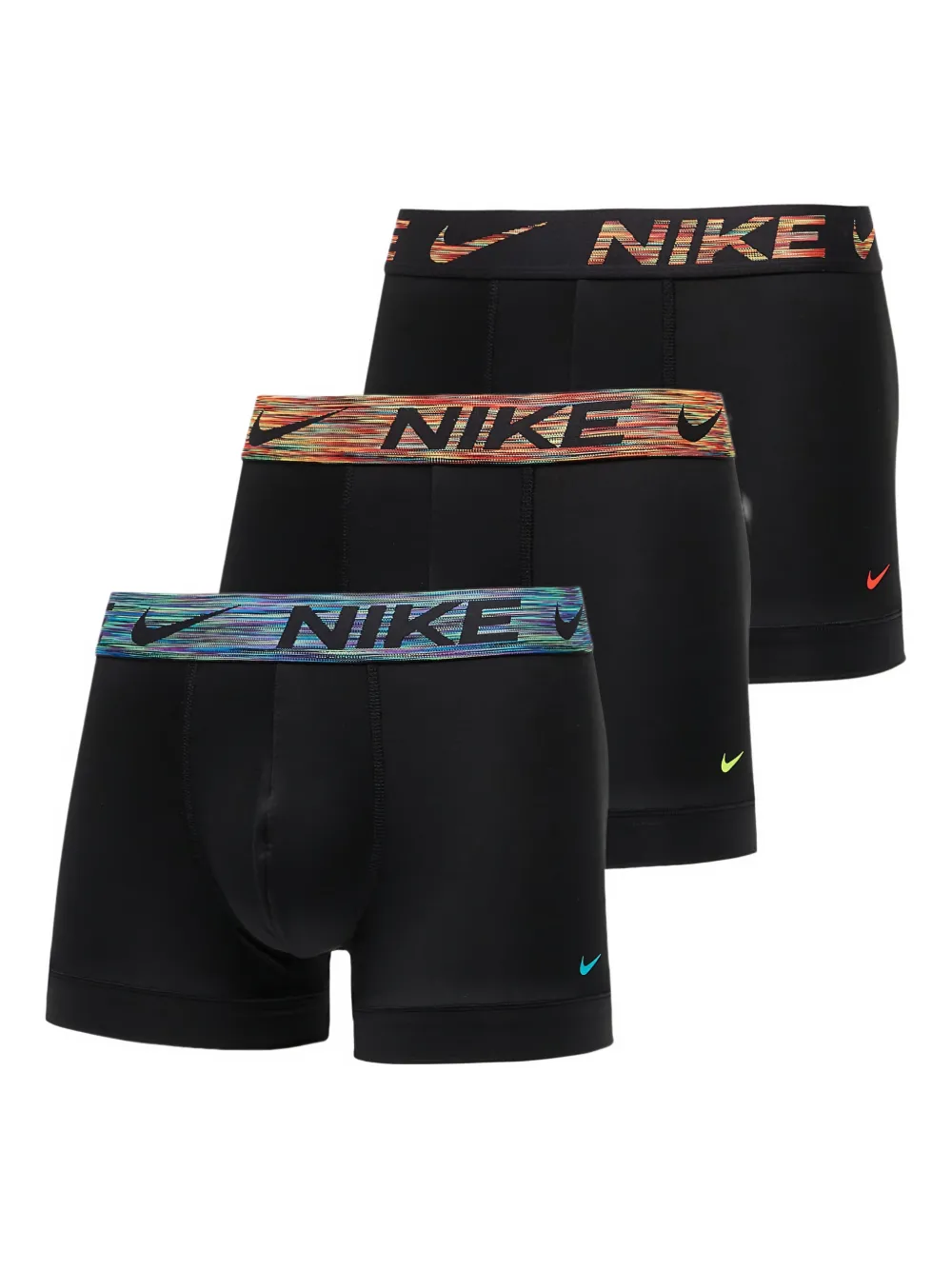 Nike Dri-Fit Essencial Micro logo-detail boxers (pack of three) - Nero