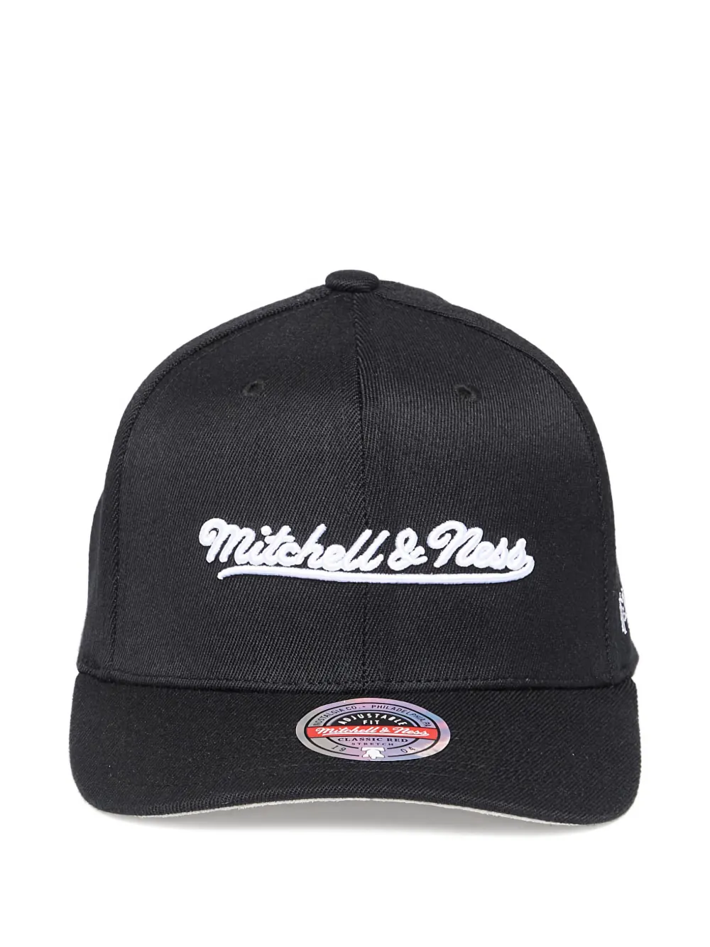 Mitchell & Ness logo-script baseball cap | negro | Image 1