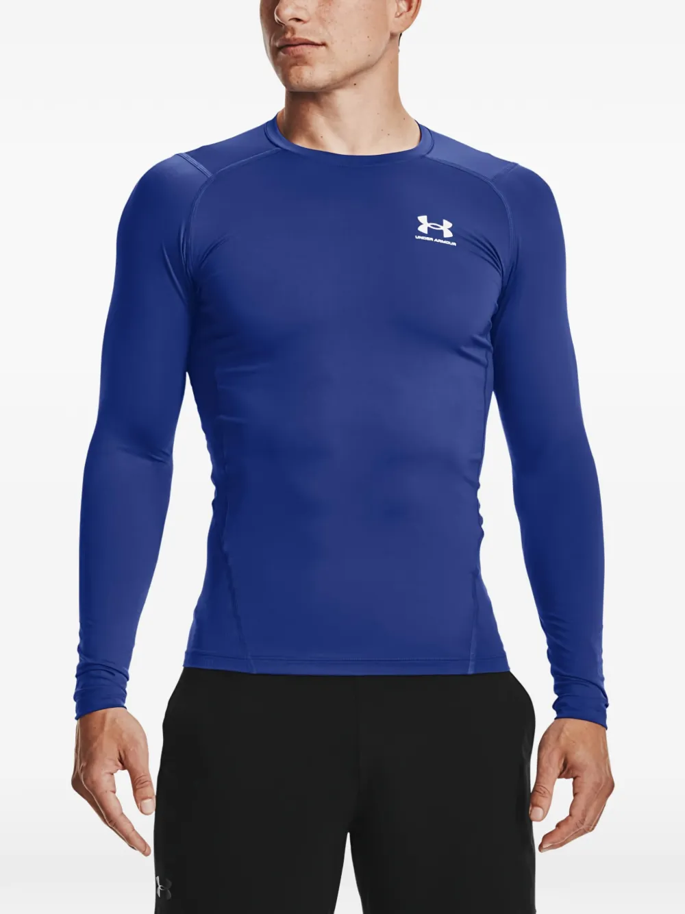 Under Armour HeatGear T-shirt met lange mouwen Blauw