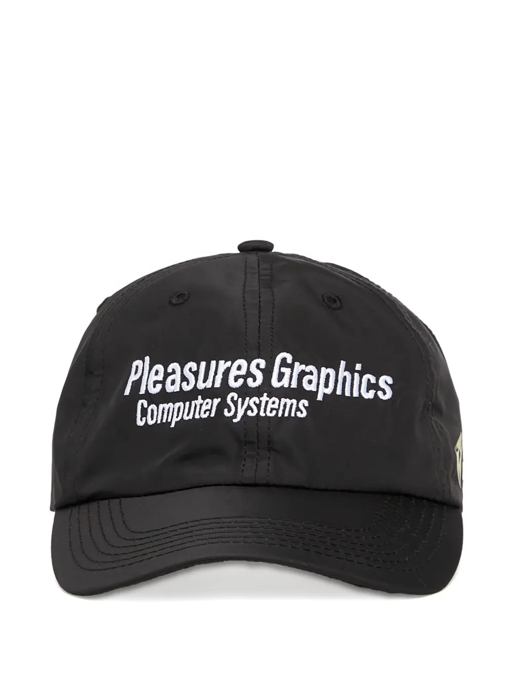 Pleasures System Tech graphic baseball cap | Black | Image 1