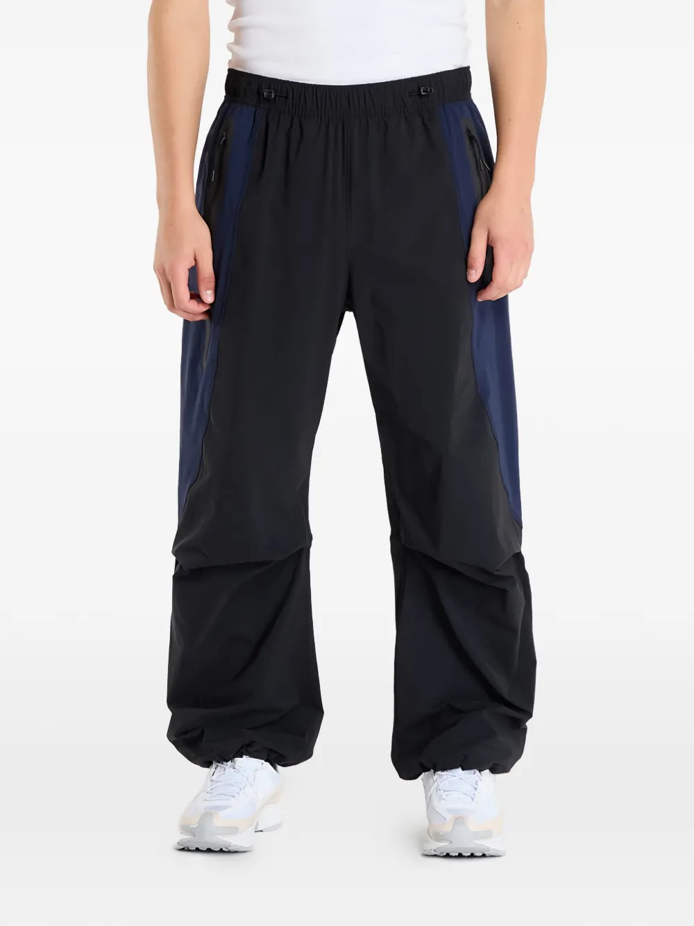 Nike colour-block oversized track pants - Nero