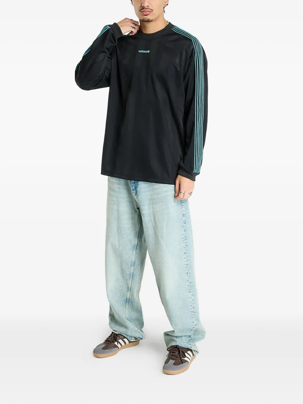 Adidas long-sleeve sweatshirt - Zwart