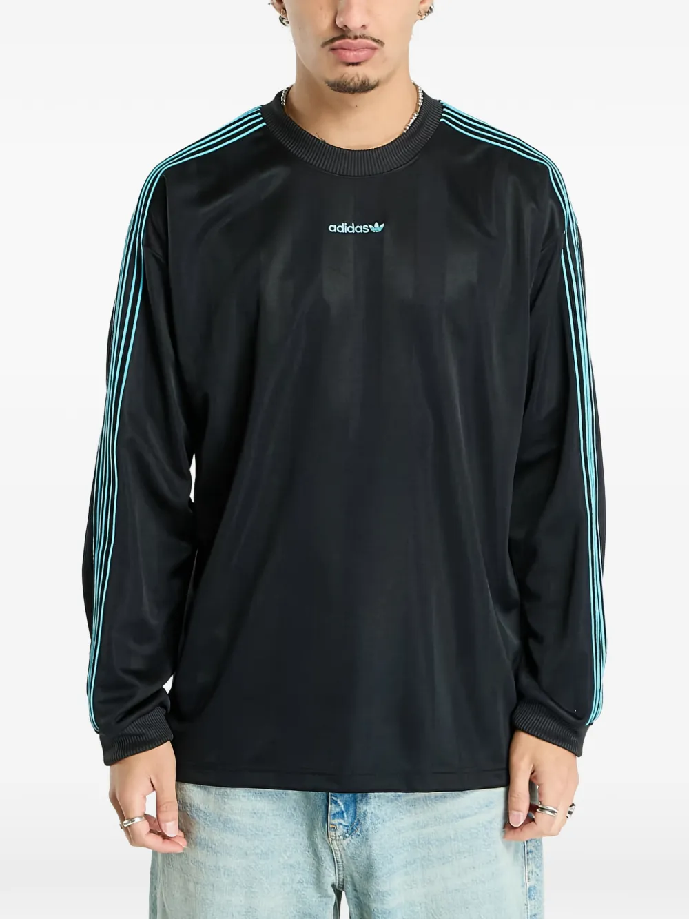 adidas long-sleeve sweatshirt - Nero